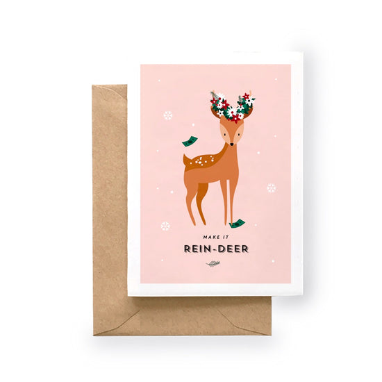 Make It Rein-Deer Card by Spaghetti & Meatballs
