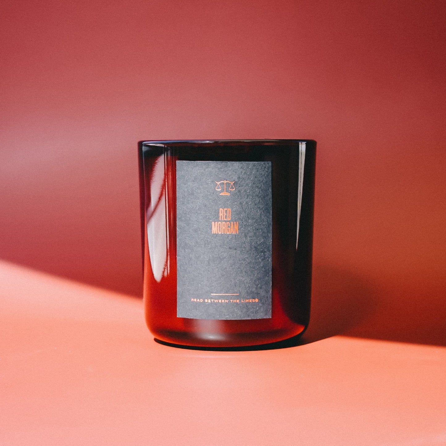 Red Morgan Candle by Read Between The Lines®