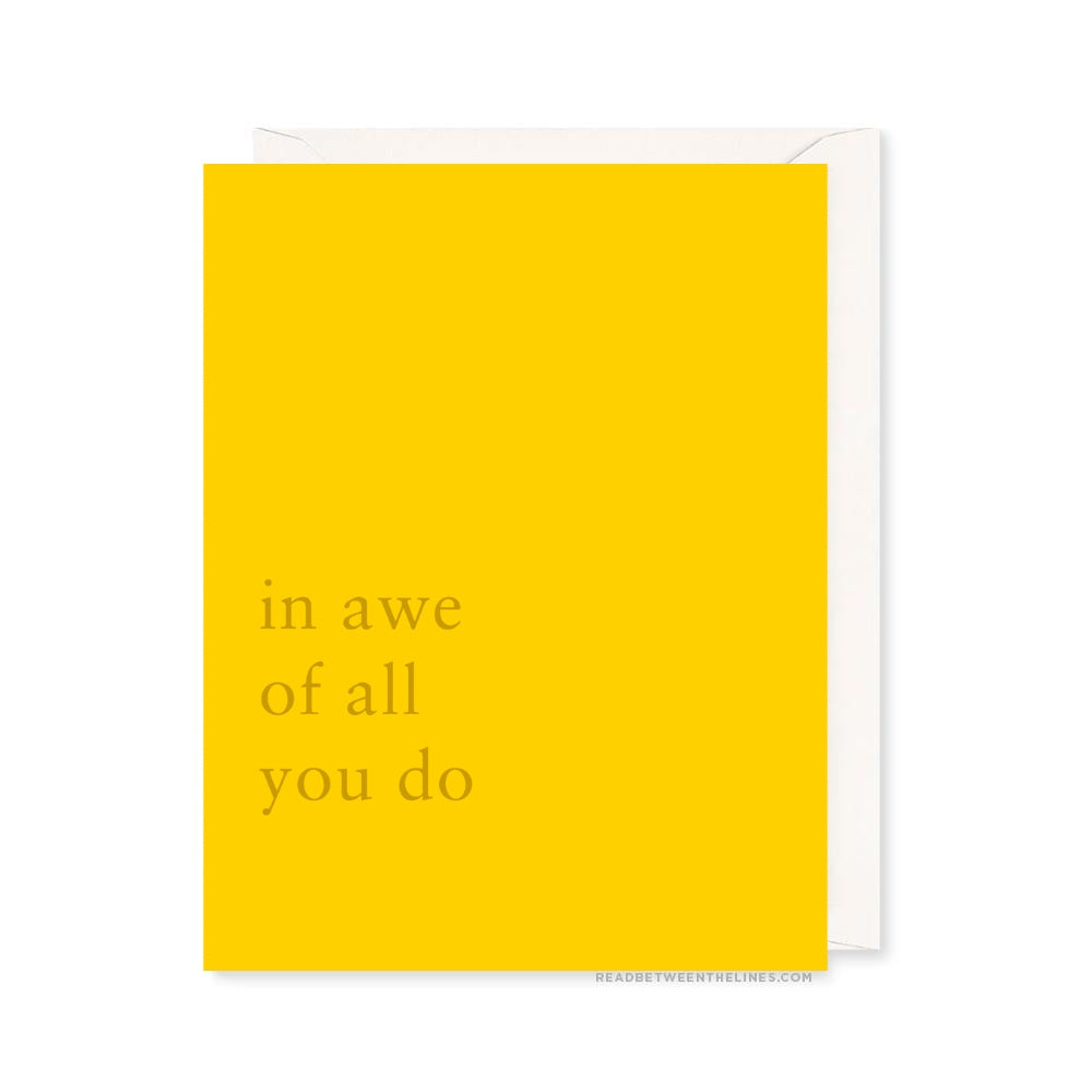 In Awe Card by RBTL® A2IAWA/ A2IAWA-BX