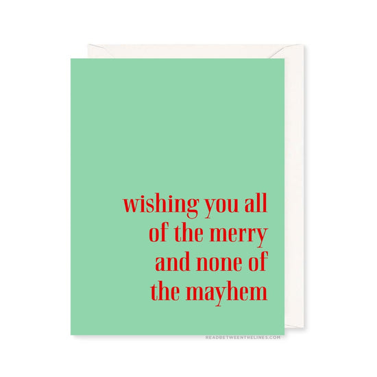 Merry + Mayhem Card by RBTL® A2MEGA / A2MEGA-BX