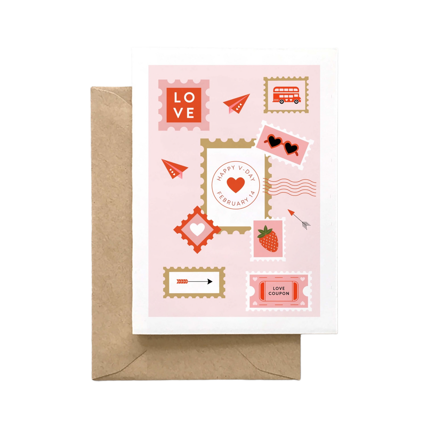 Valentine's Day Mail Card by Spaghetti & Meatballs