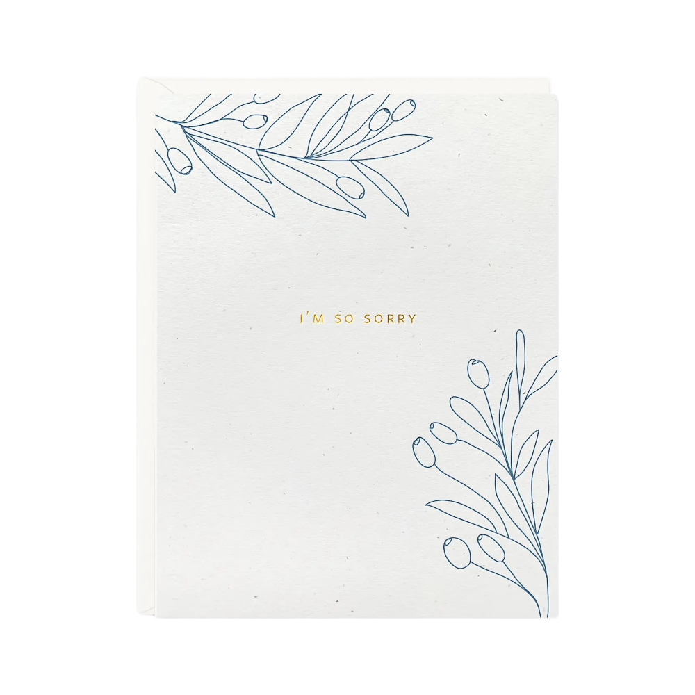 So Sorry Botanical Card by Ramona & Ruth