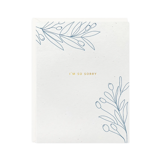 So Sorry Botanical Card by Ramona & Ruth
