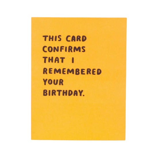 Confirmed Birthday Card by Ashkahn