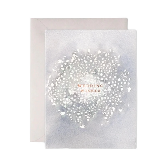 Wedding Wishes Card by E. Frances Paper