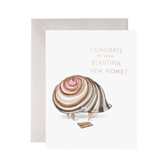 New Shell Card by E. Frances Paper