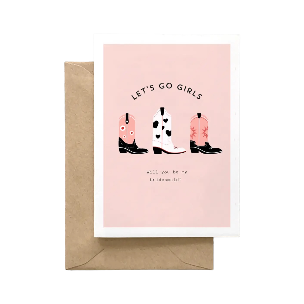 Let's Go Girls Card by Spaghetti & Meatballs