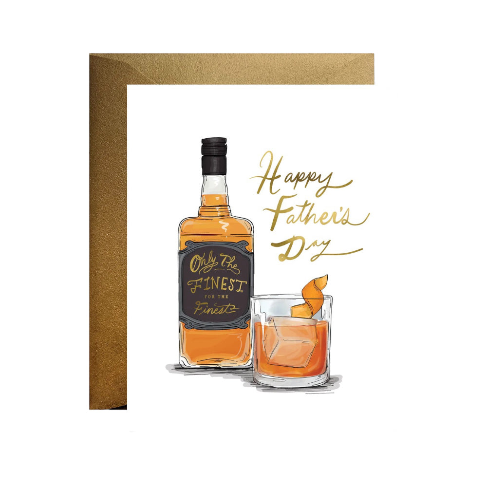 Finest Father's Day Card by Good JuJu Ink