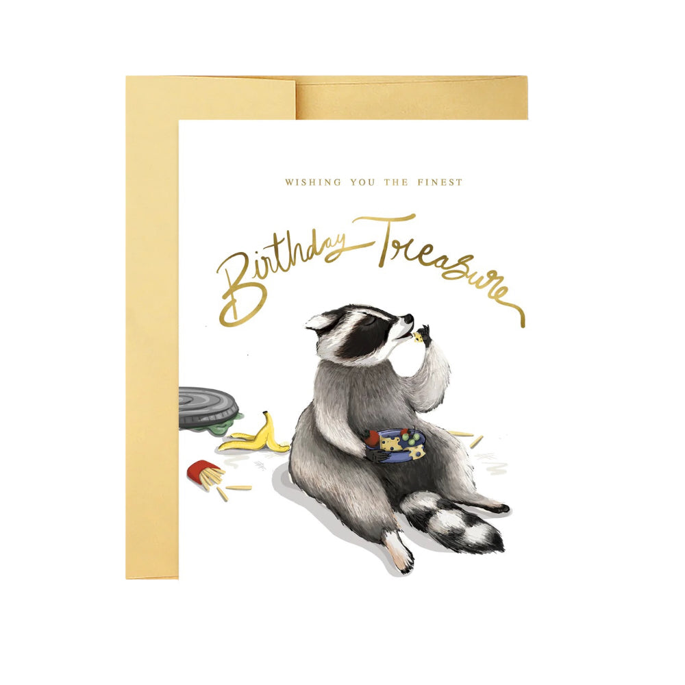 Trashy Birthday Card by Good JuJu Ink