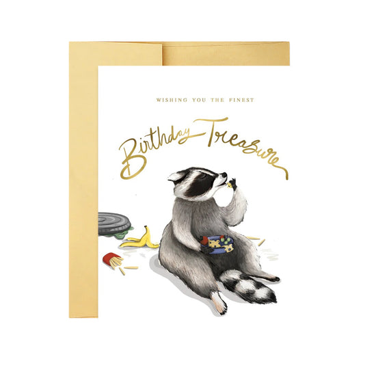 Trashy Birthday Card by Good JuJu Ink