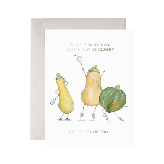 Squash Father's Day Card by E. Frances Paper