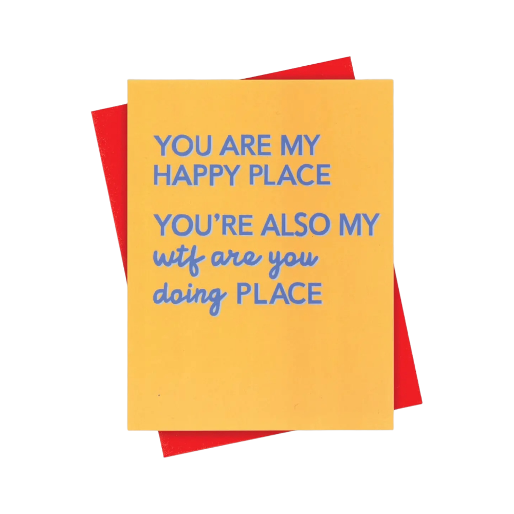 Happy Place Card by xou