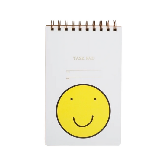 Smiley Face Task Pad by Shorthand Press