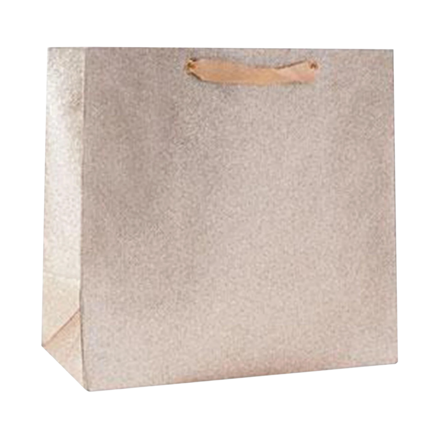 Load image into Gallery viewer, Large Champagne Glitter Gift Bag by Waste Not Paper
