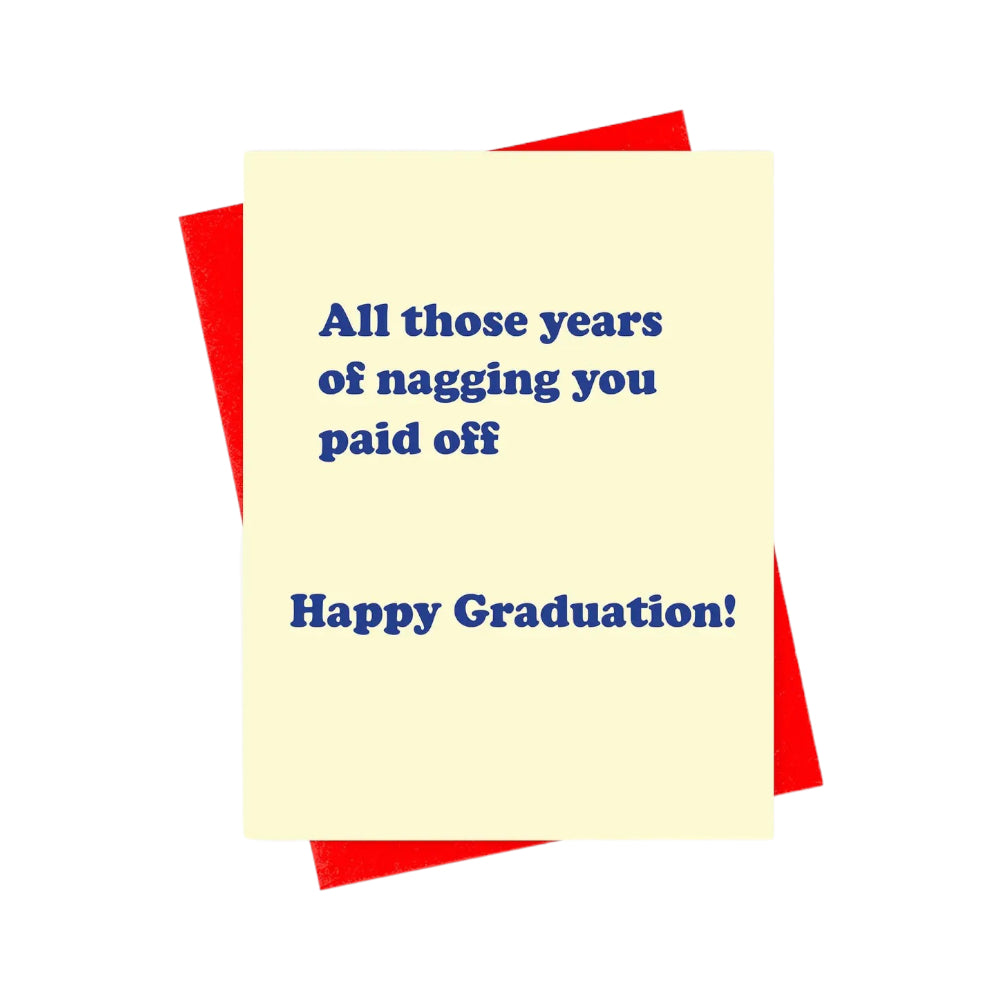Nagging Graduation Card by xou