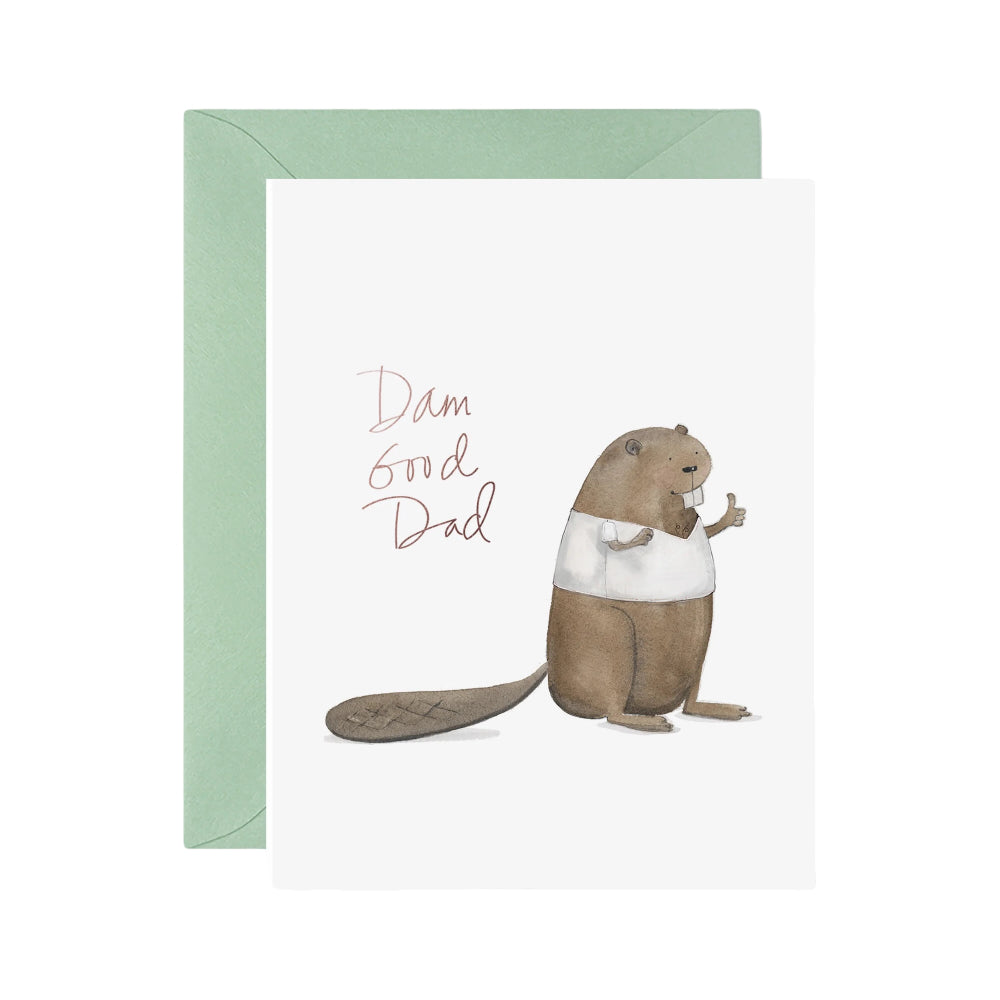 Load image into Gallery viewer, Dam Good Dad Card by E. Frances Paper
