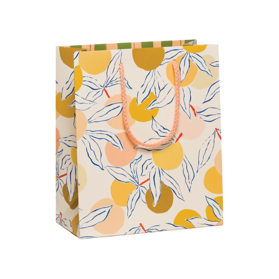 Medium Peaches Gift Bag by Red Cap Cards