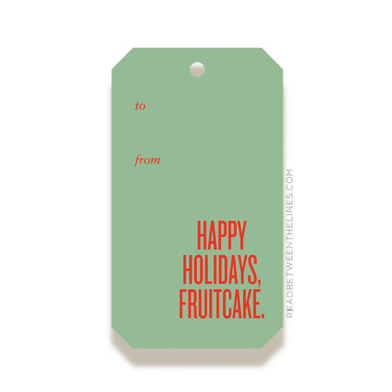 Load image into Gallery viewer, Happy Holidays Fruitcake by RBTL®
