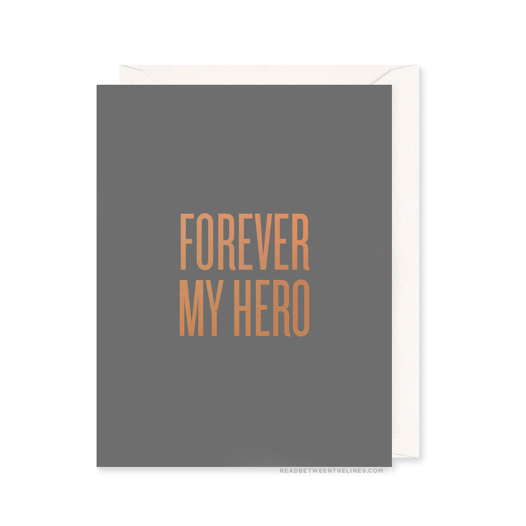 Forever My Hero Card by RBTL® A2FVBG / A2FVBG-BX