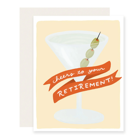 Retirement Martini Card