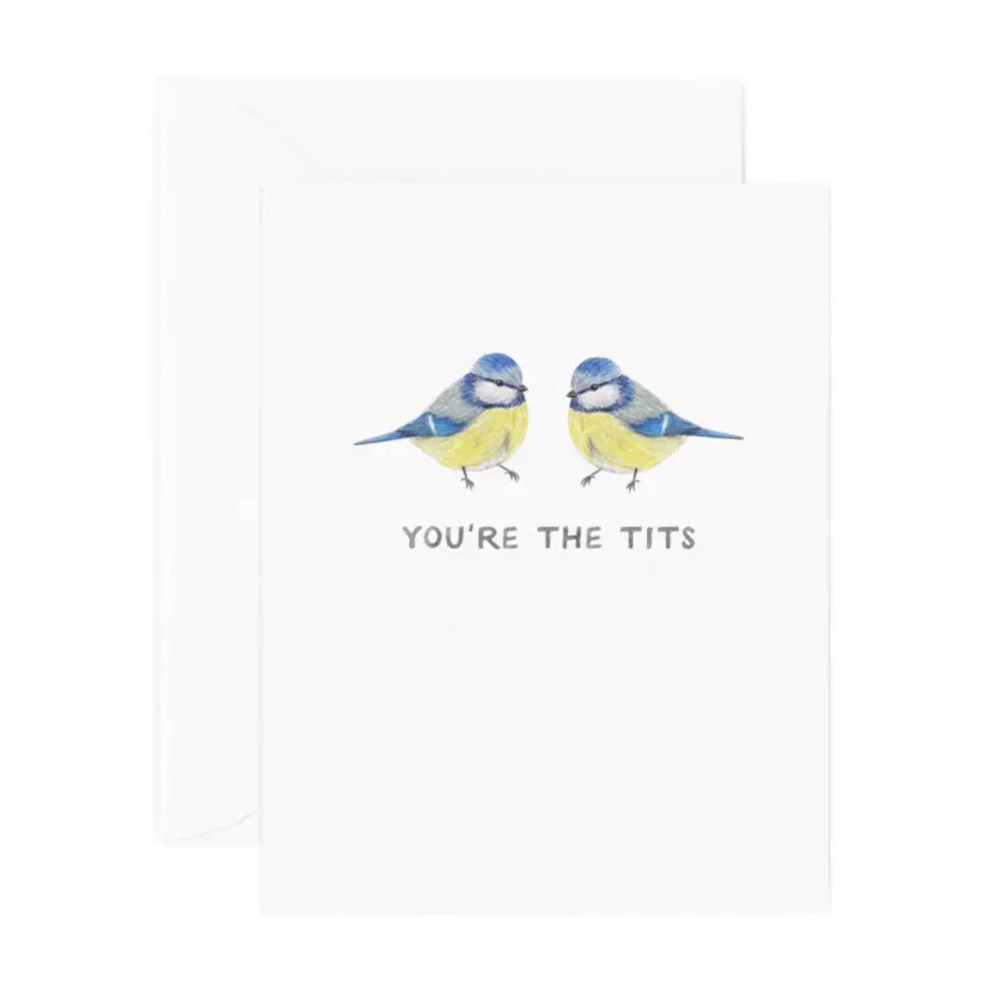 You're The Tits Friendship Card by Amy Zhang