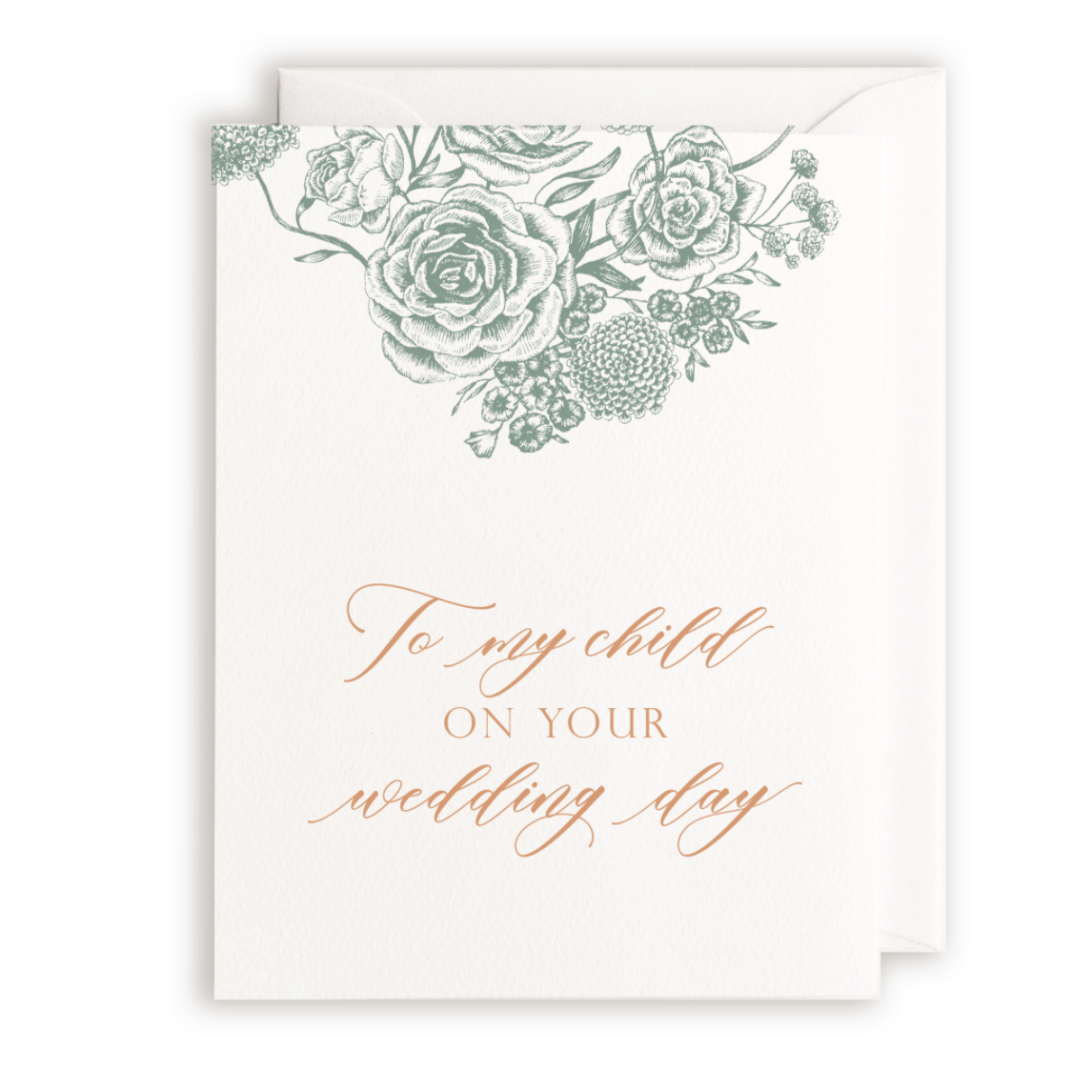 To My Child Wedding Card by Rust Belt Love