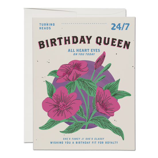 Birthday Queen Card by Red Cap Cards