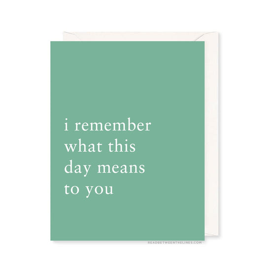 This Day Card by RBTL® A2TDSA / A2TDSA-BX