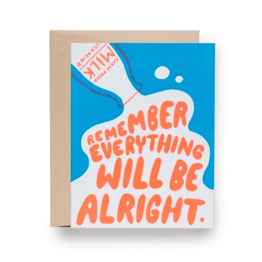 Spilled Milk Card by Hello!Lucky 