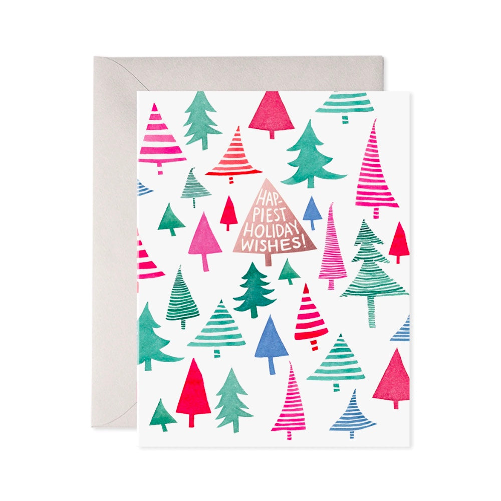 Dancing Trees Card by E. Frances Paper
