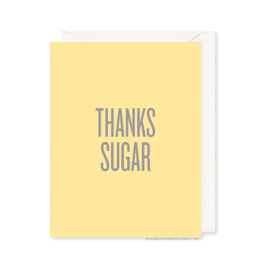 Thanks Sugar Card by RBTL®