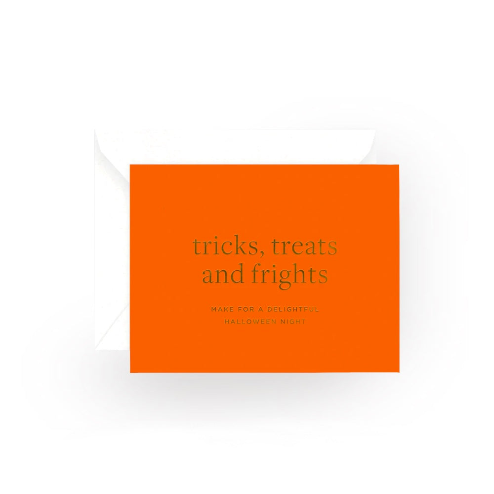 Tricks, Treats and Frights Card by Smitten On Paper 