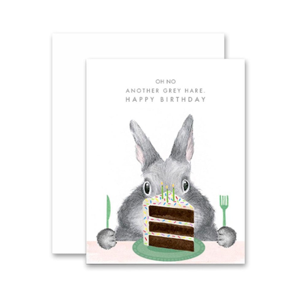 Load image into Gallery viewer, Another Grey Hare Card by Dear Hancock
