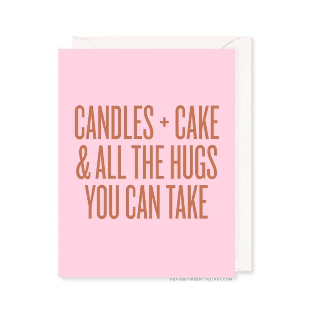 Candles + Cake Card by RBTL® A2CNWA / A2CNWA-BX