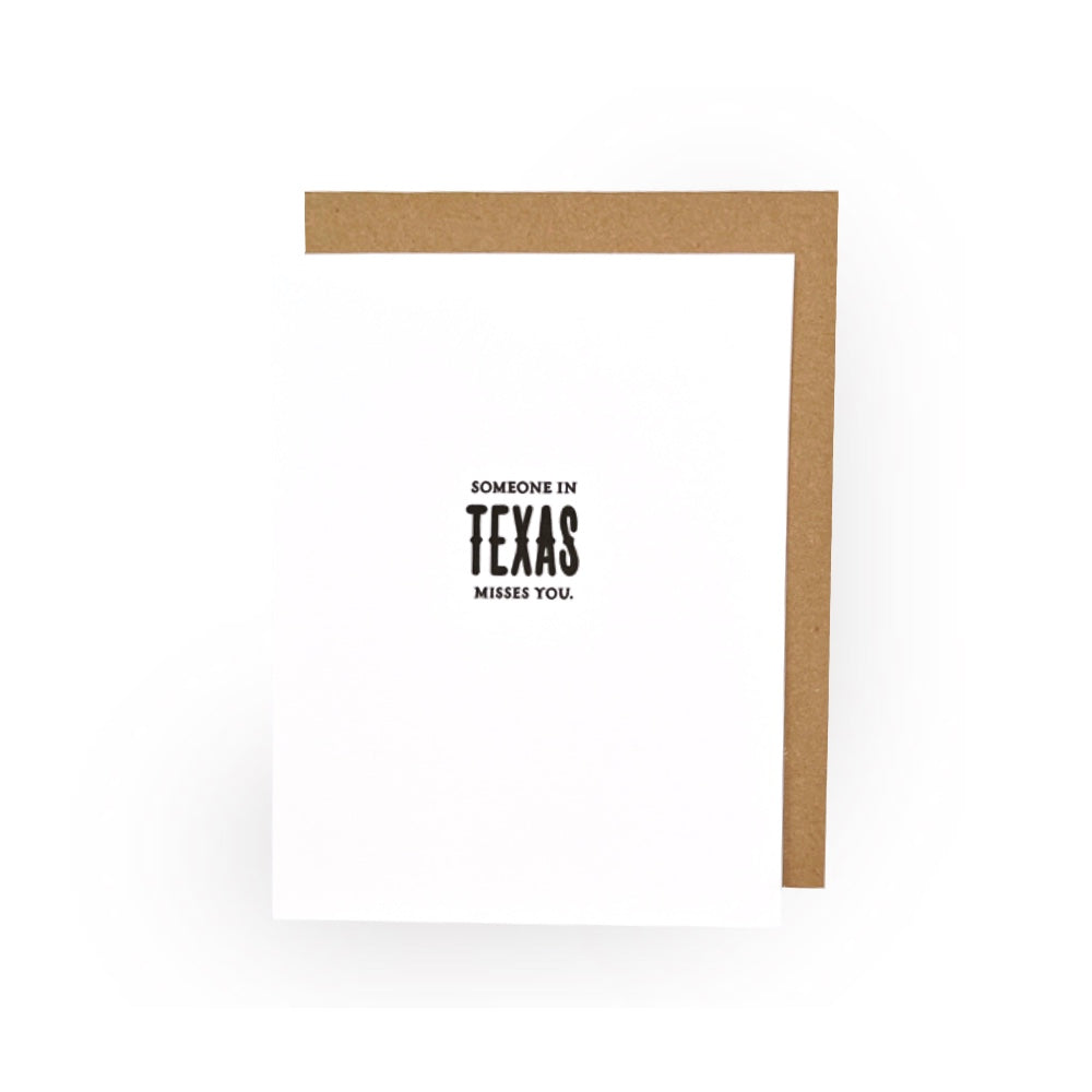 City Limits Texas Card by Sapling Press