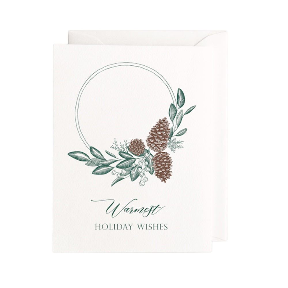 Warmest Holiday Wishes Card by Rust Belt Love