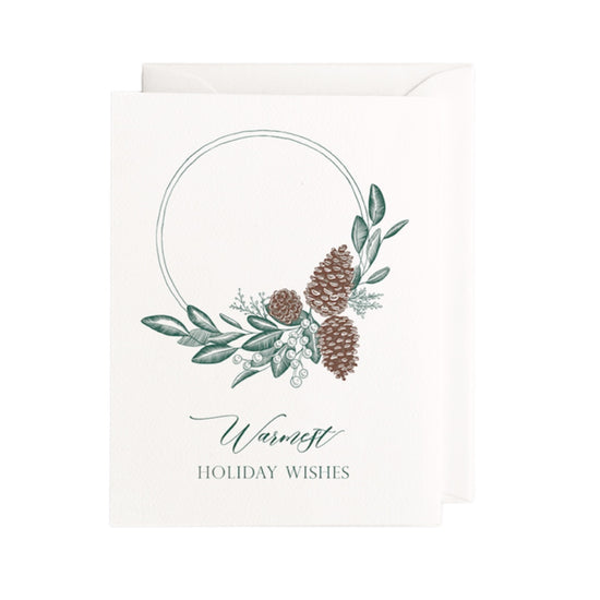 Warmest Holiday Wishes Card by Rust Belt Love