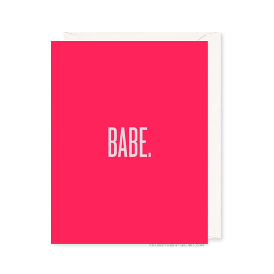 Babe Card by RBTL® A2BABA / A2BABA-BX