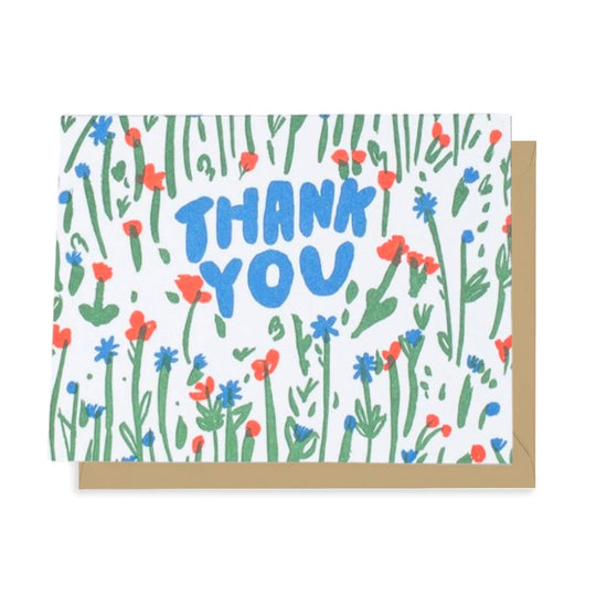 Thank You Meadow Card by Egg Press Manufacturing 
