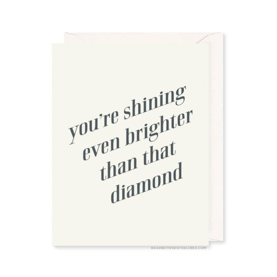 You're Shining Card by RBTL®