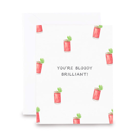 Load image into Gallery viewer, Bloody Brilliant Card by Amy Zhang
