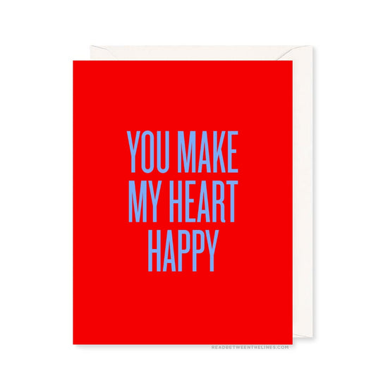 Heart Happy Card by RBTL® GC506 / GC506-BX