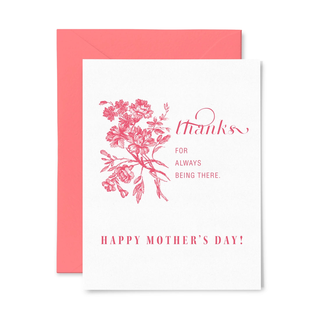Being There Mom Card by Color Box Design & Letterpress