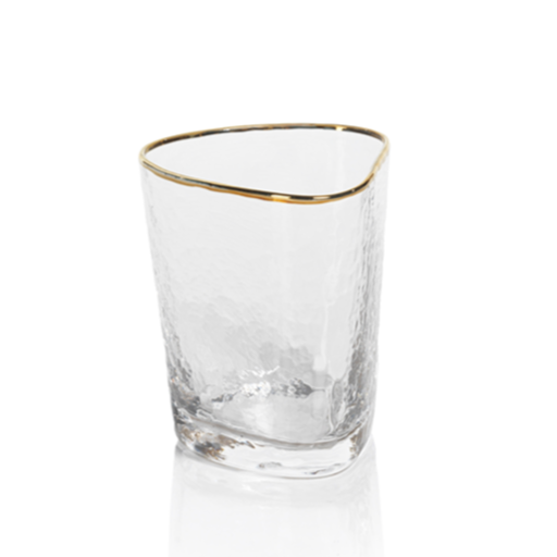Load image into Gallery viewer, Apertivo Triangular Double Old Fashion Glass-Read Between The Lines®
