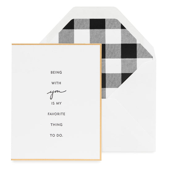 Being With You Card by Sugar Paper