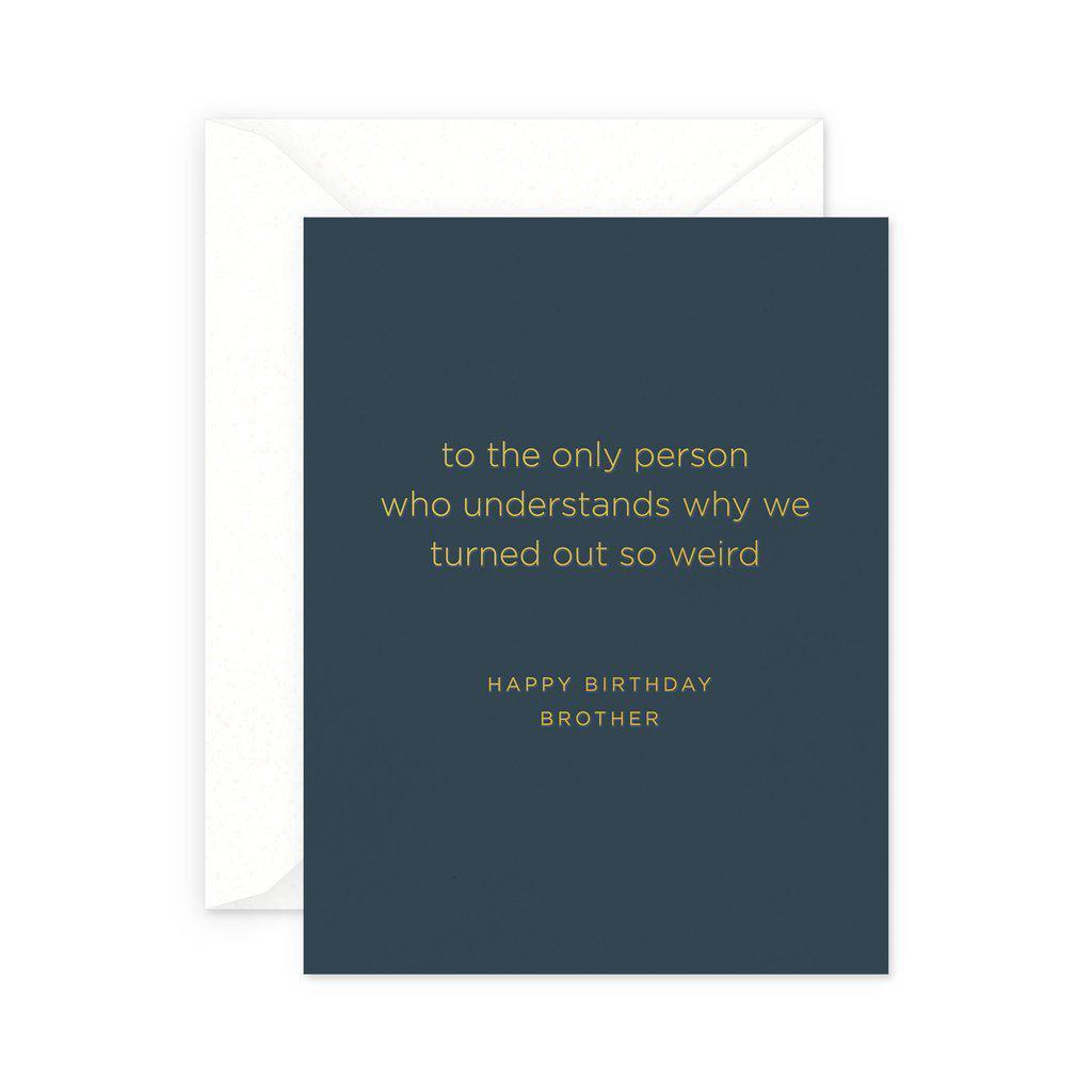 Brother Birthday Card-Read Between The Lines®