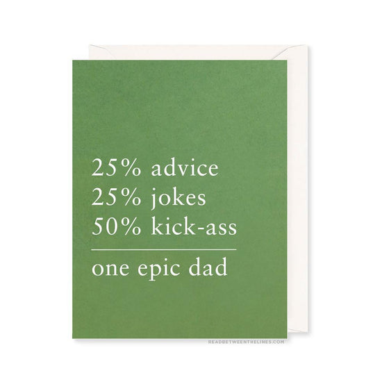 Epic Dad Card by RBTL®-Read Between The Lines®