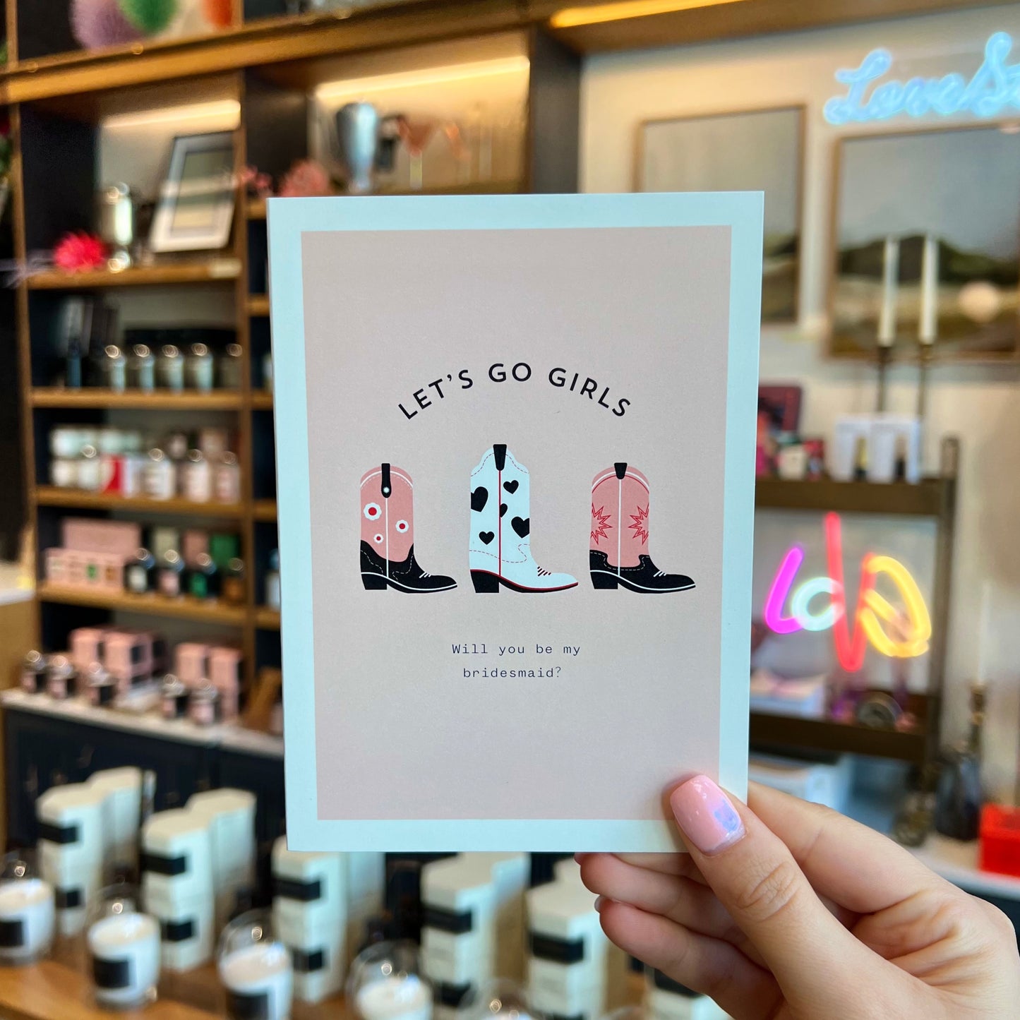 Let's Go Girls Card