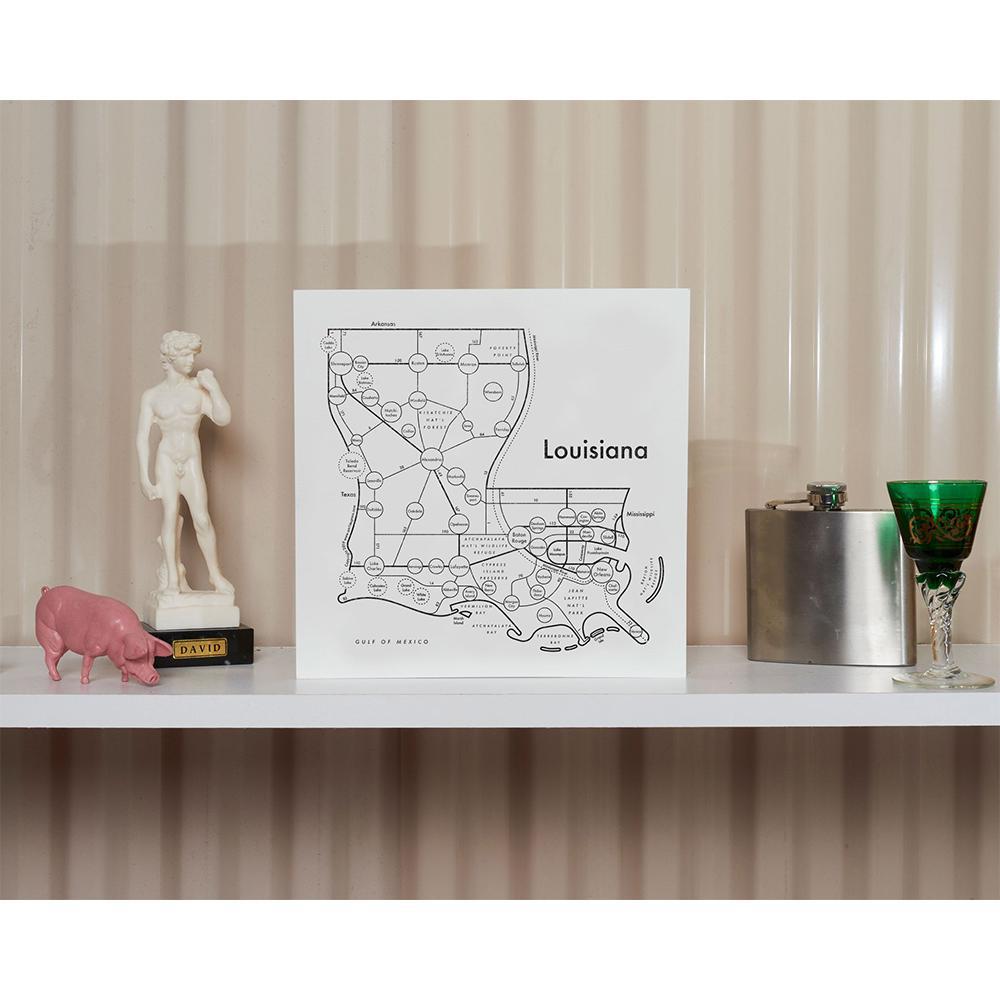 Louisiana Letterpress Print-Read Between The Lines®
