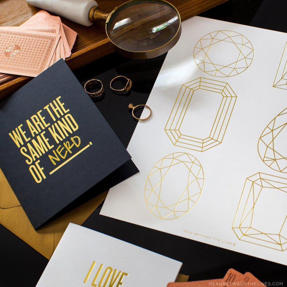 Multi-Gem Gem Print-Read Between The Lines®